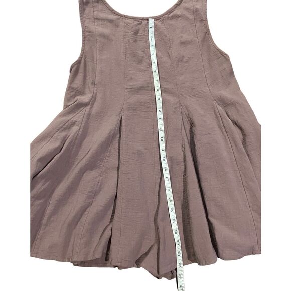 Free People Just For You Playsuit in Elderberry Tea Sz S - Picture 9 of 10